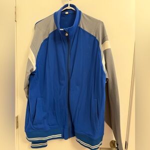 Men's Blue and Gray Lululemon Zip Up